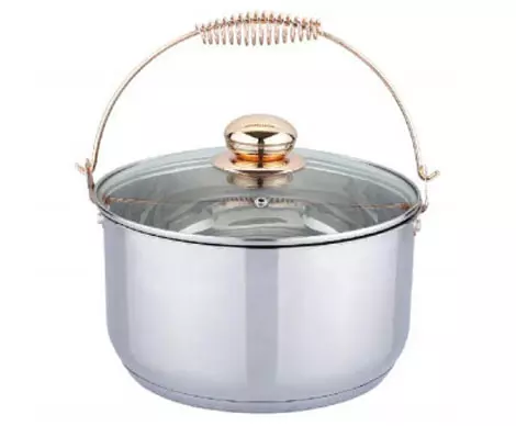stainless steel camping pot