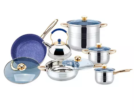 Stainless steel induction cookware set