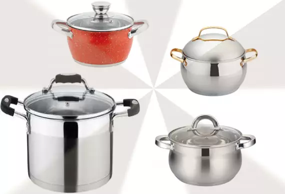 stainless steel pots styles