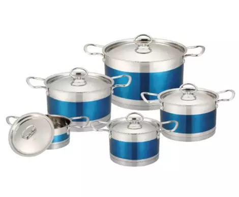 triply stainless steel cookware set at Mars cookware